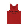Bold red tank top with "FULL TIME BAD ASS" text for those ready to dominate and live life to the fullest.