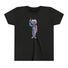 Youth - Merica Character Shirt, Color: Black Heather, Size: S