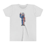 Youth - Merica Character Shirt, Color: Ash, Size: S