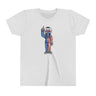 Youth - Merica Character Shirt, Color: Ash, Size: S