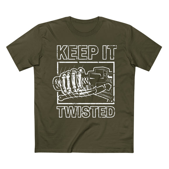 Keep It Twisted Shirt, Color: Army, Size: S