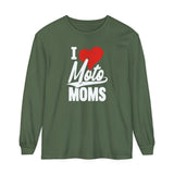 I Heart Moto Moms Long Sleeve