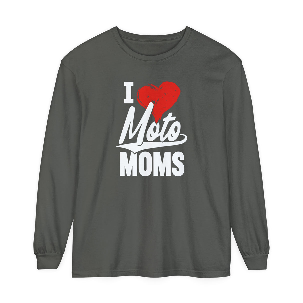 I Heart Moto Moms Long Sleeve