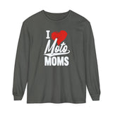I Heart Moto Moms Long Sleeve