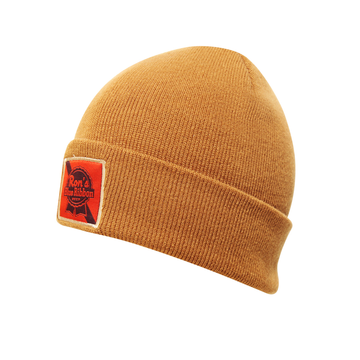 Ron's Blue Ribbon Beer Brown Beanie