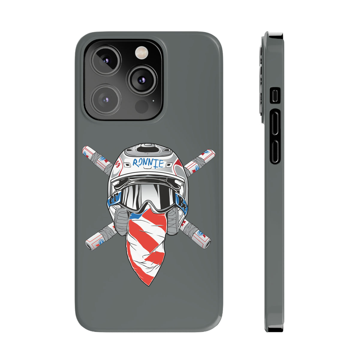 Crossbones Slim Phone Case, Size: iPhone 14 Pro,
