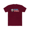 Humorous maroon t-shirt with "My Dad's My Uncle" and cartoon graphic on front