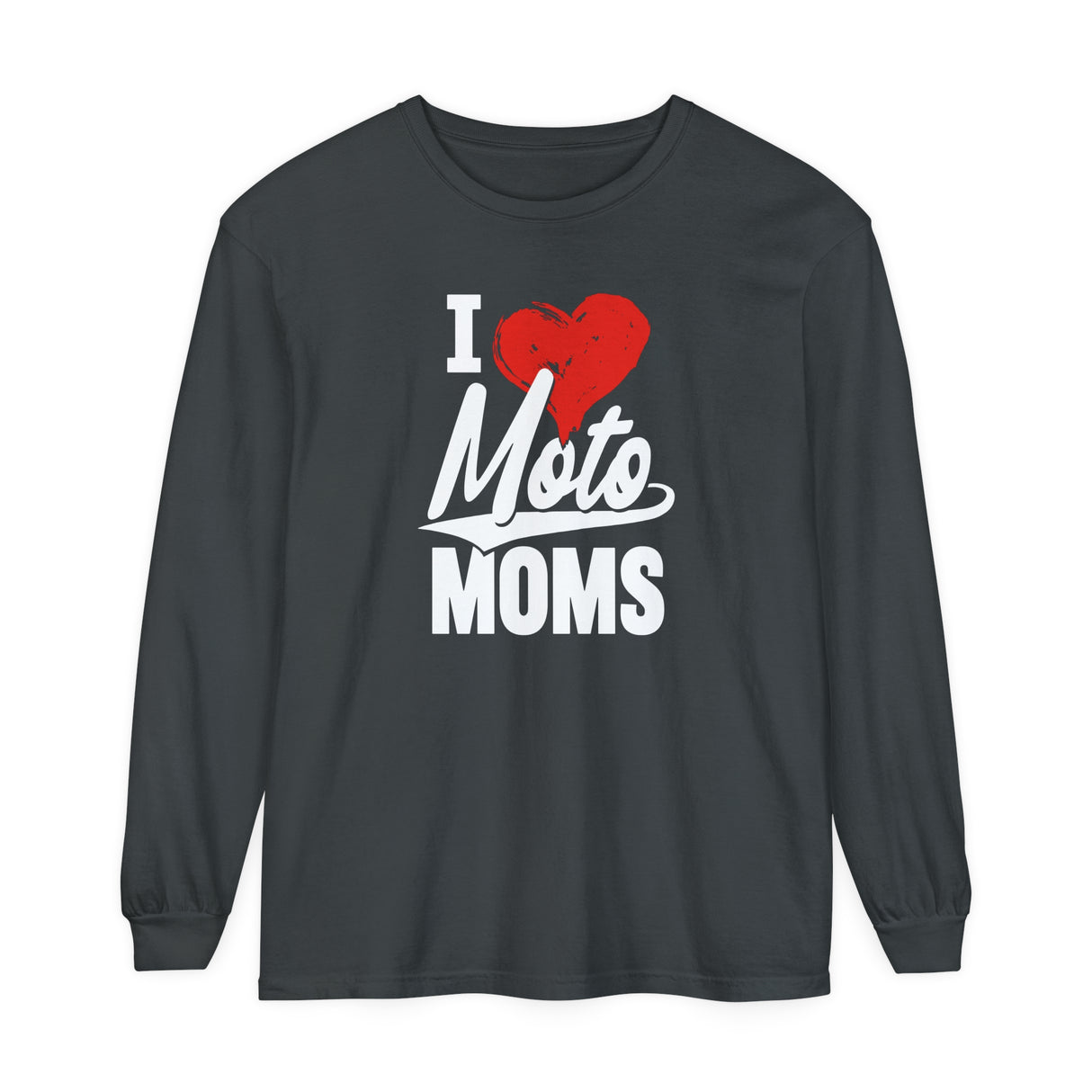 I Heart Moto Moms Long Sleeve