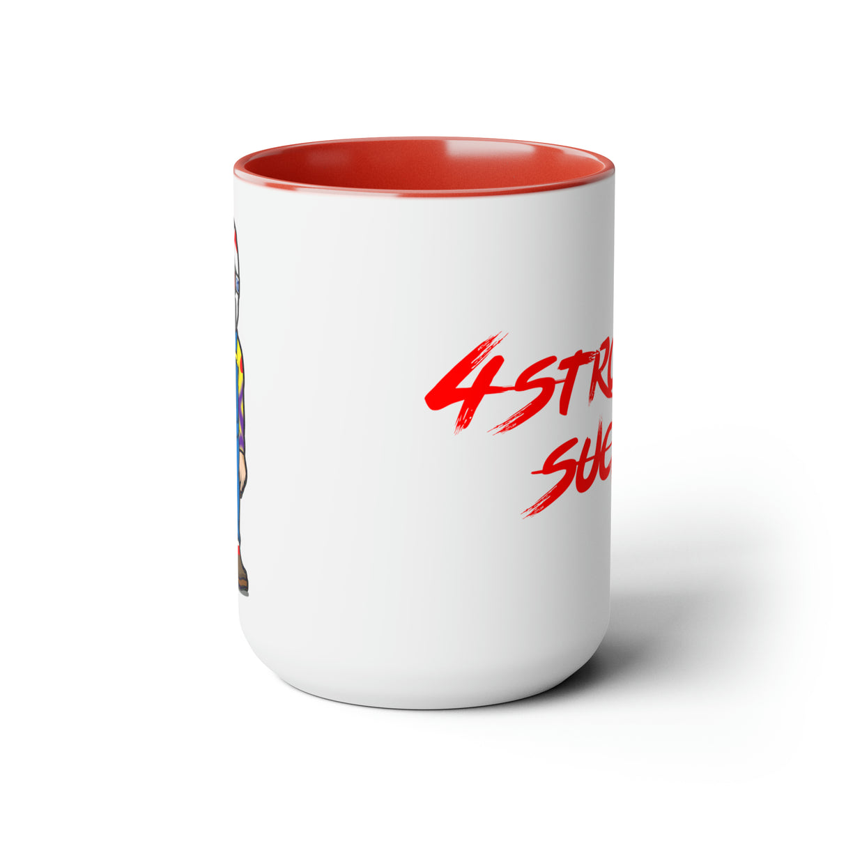 Character 4-Strokes Suck 15oz Mug