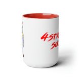 Character 4-Strokes Suck 15oz Mug