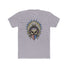 Skeleton Ronnie Shirt with American Bandana and Feathered Hat Design for Moto Fans