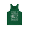 Green Keep It Twisted Tank Top with twisted design and Ronnie Mac text, perfect for showing off your wild side and love for speed