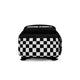 Ronnie Mac Skeleton Head King of Moto "Ride Fast" checkered backpack bottom view