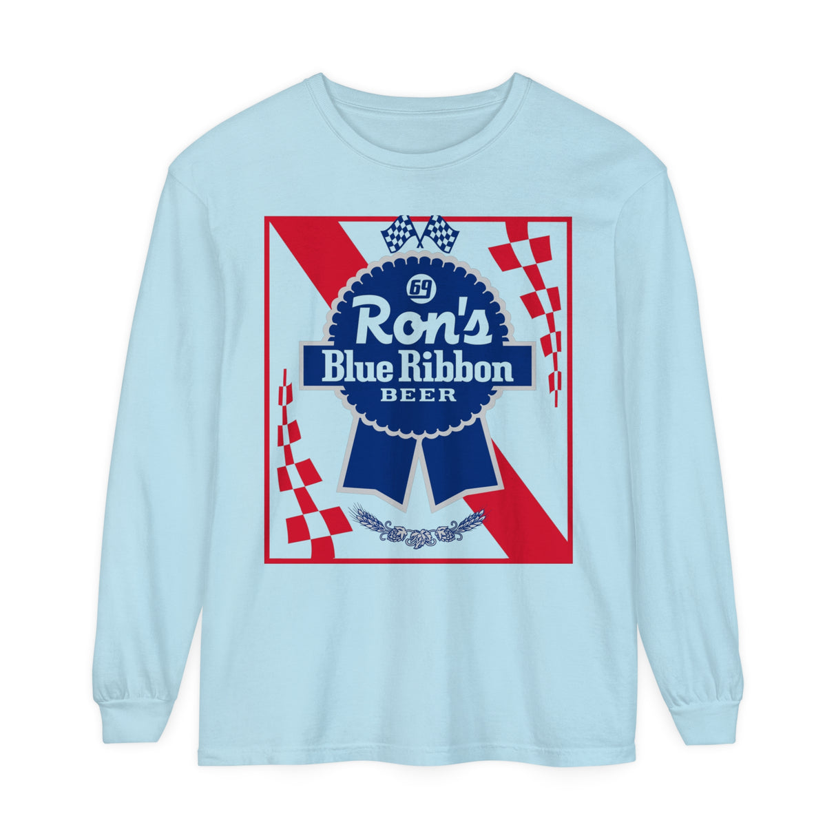 Ron's Blue Ribbon Long Sleeve Shirt