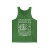 Green "Keep It Twisted" Tank Top featuring a gnarly twisted design and inspired by Uncle Ronnie, perfect for showing off your wild side and love for speed.