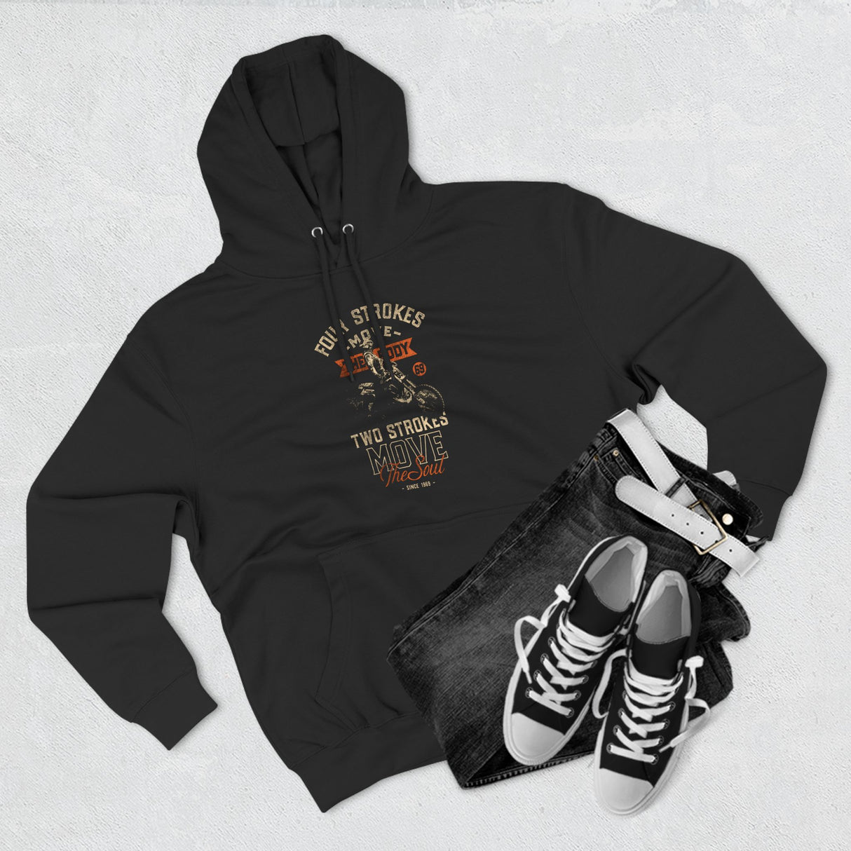 4-Strokes Move the Body & 2-Strokes Move the Soul Hoodie