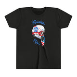 Youth - Helmet Logo Shirt, Color: Black Heather, Size: S