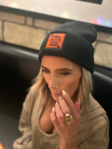 Ron's Blue Ribbon Beer Black Beanie