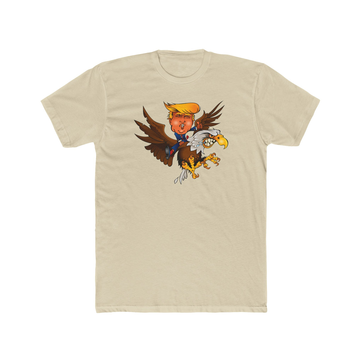 Trump Riding on a Sreamin Eagle Shirt