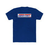 Blue "Ride Fast" T-Shirt from Ronnie Mac’s collection showcasing a bold rebellious slogan on the front.