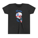 Youth - Helmet Logo Shirt, Color: Dark Grey Heather, Size: S