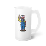 Character Frosted Glass Beer Mug