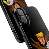 Trump Riding on a Sreamin Eagle Slim Phone Cases