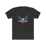 4-Strokes Suck Screamin Eagle Bird Shirt featuring an eagle graphic and bold colors on a black t-shirt.