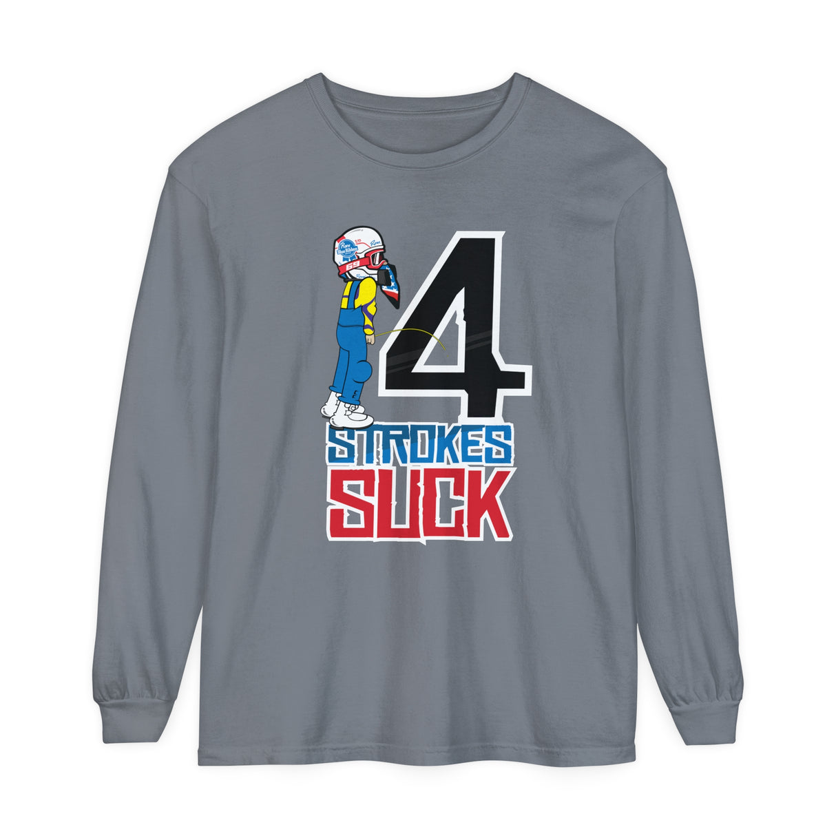 4-Strokes Suck Character Long Sleeve