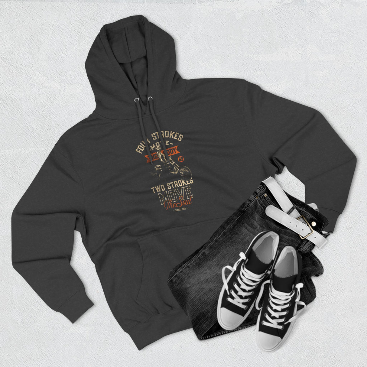 4-Strokes Move the Body & 2-Strokes Move the Soul Hoodie