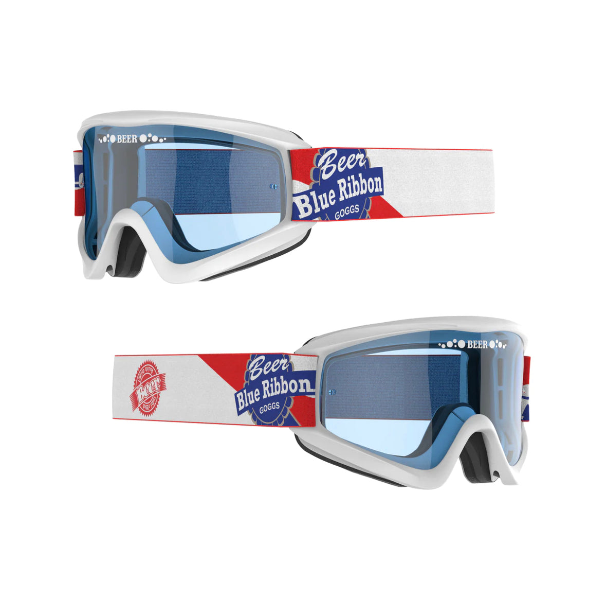 ronnie mac goggles Blue Beer Ribbon Goggles
