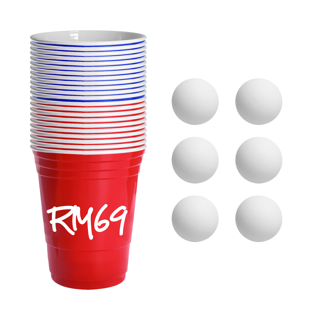 Ron's Blue Ribbon Beer Pong Set