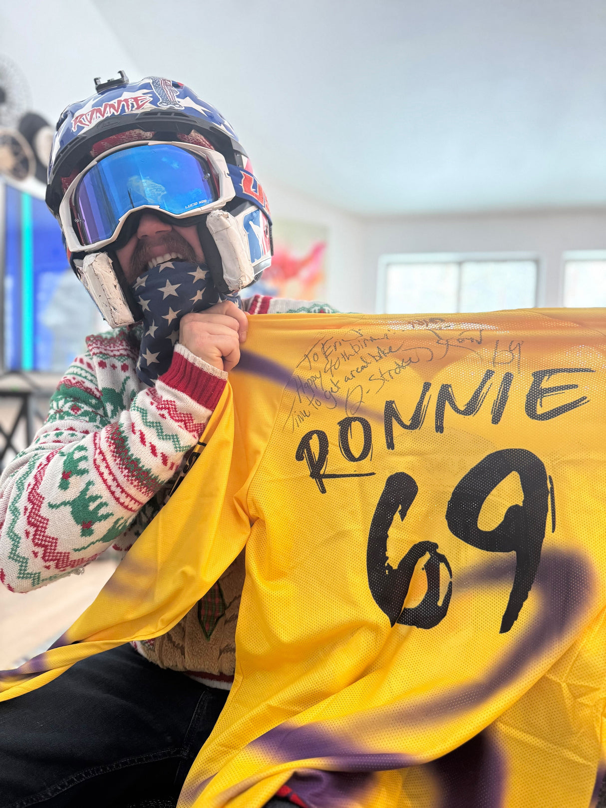 Personalized (Signed) Autograph Ronnie Mac Crossbones Jersey