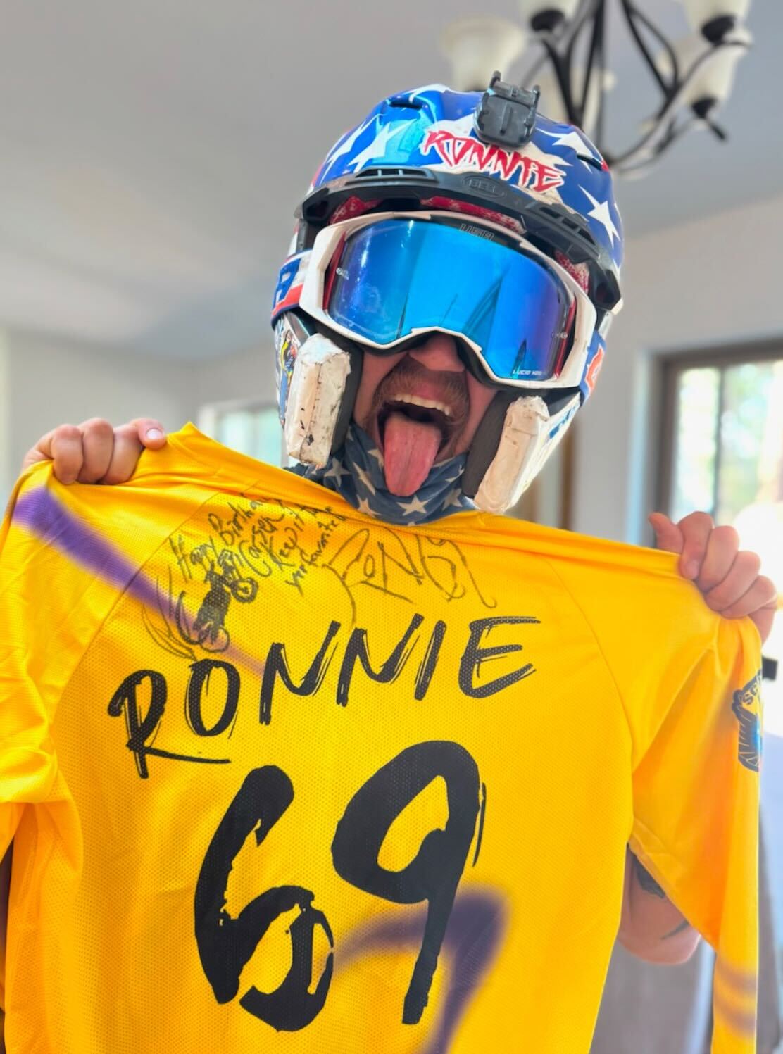Personalized (Signed) Autograph Ronnie Mac Crossbones Jersey