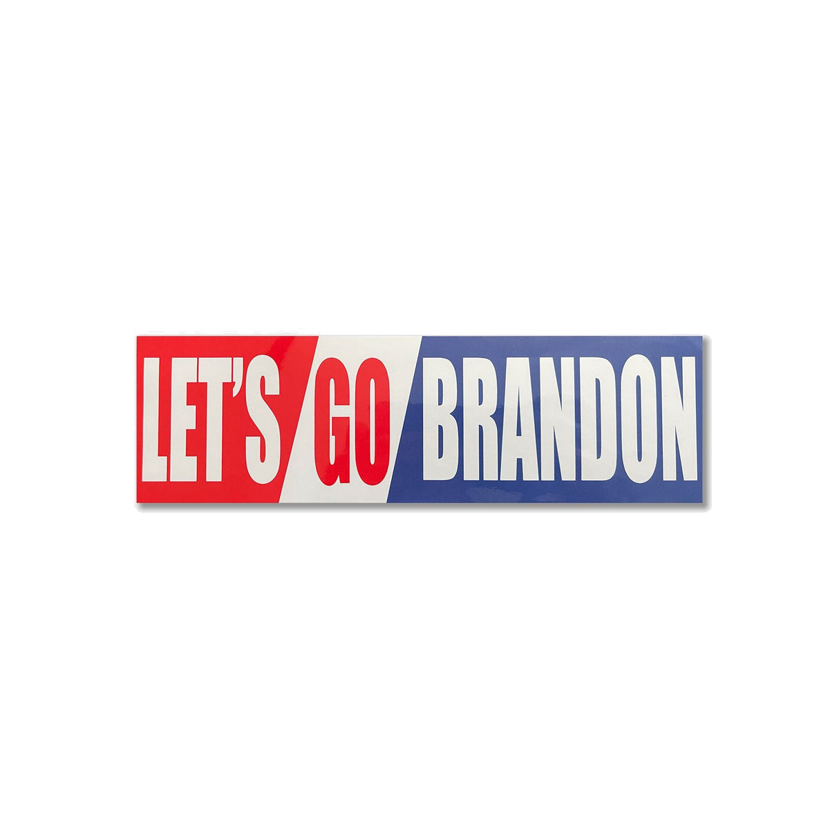 Let's Go Brandon Red, White, and Blue Bumper Sticker