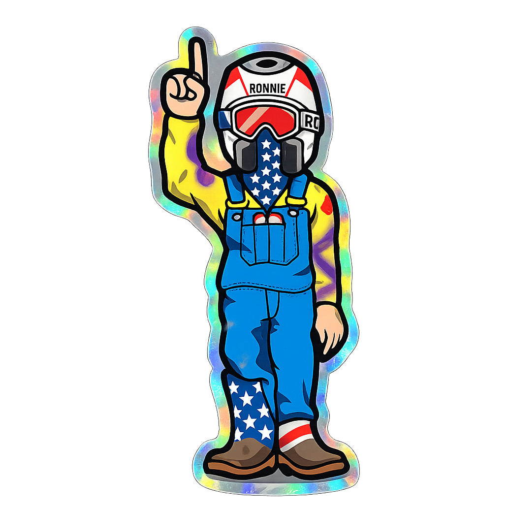 Character Hologram Sticker