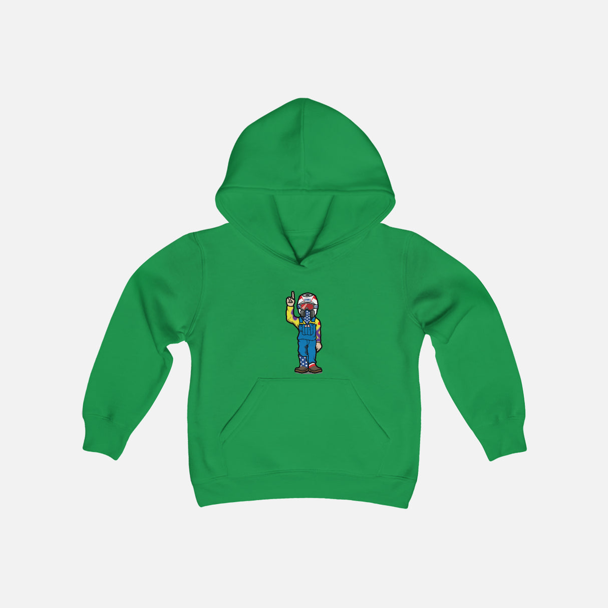 Youth - Character Hoodie, Color: Irish Green, Size: Youth Small