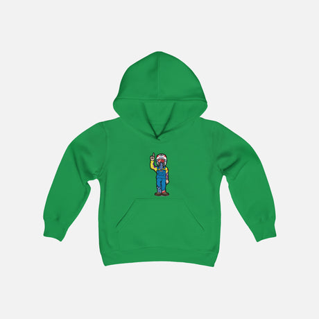 Youth - Character Hoodie, Color: Irish Green, Size: Youth Small
