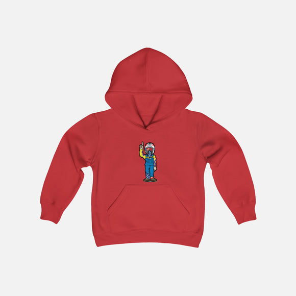 Youth - Character Hoodie, Color: Red, Size: Youth Small