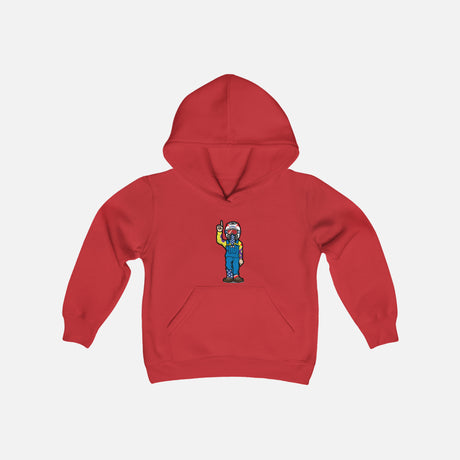 Youth - Character Hoodie, Color: Red, Size: Youth Small