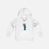 Youth - Character Hoodie, Color: White, Size: Youth Small