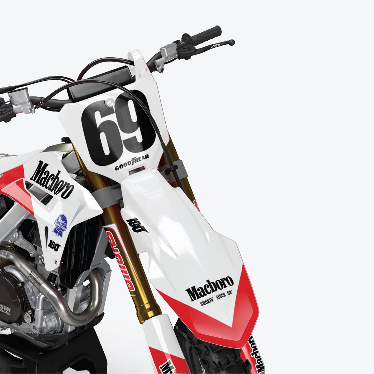 Macboro Dirt Bike Graphics Kit