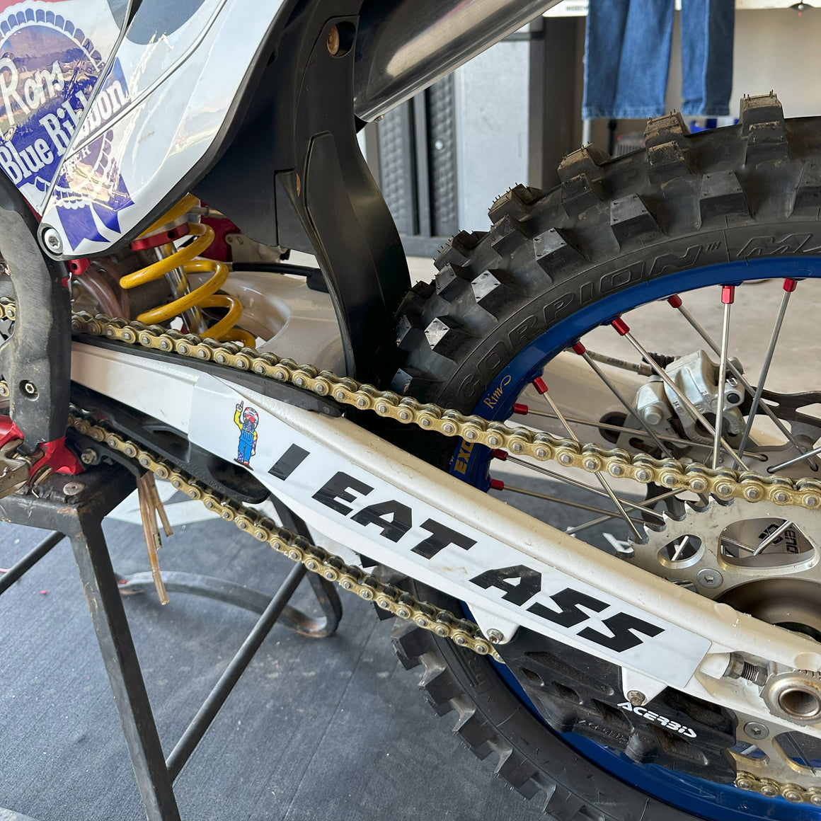 Arm Ride Decal Stylish Swingarm Decals for Your Bike