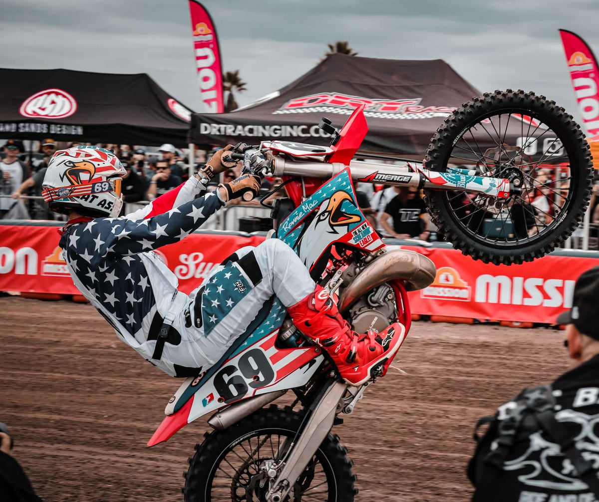 Ronnie Rocco Racer RonnieMac's Wild Ride with Screamin' Eagle in Cali