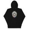 Ronnie Ghost Rider Hoodie with Skeleton, American Bandana, and Feathered Hat Design – Iconic Motocross Tribute.