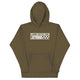 Lead with the 2-Stroke Hoodie by Ronnie Mac in olive green with bold, eye-catching design