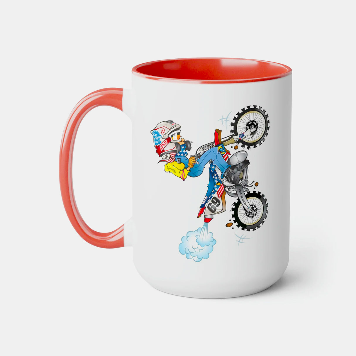 Baddest Mother Fucker on Two Wheels 15oz Mug