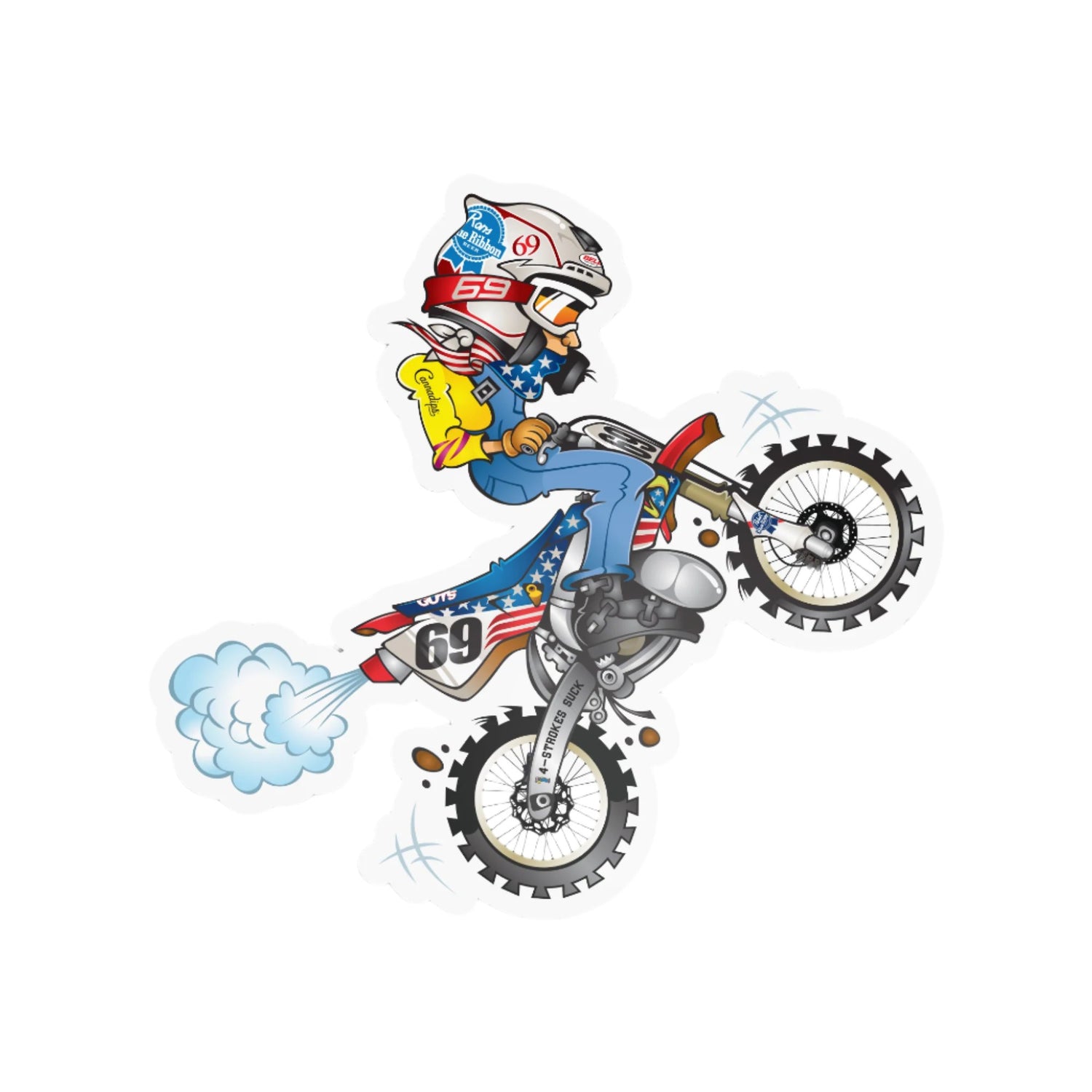 RonnieMac Character Air Wheelie Sticker