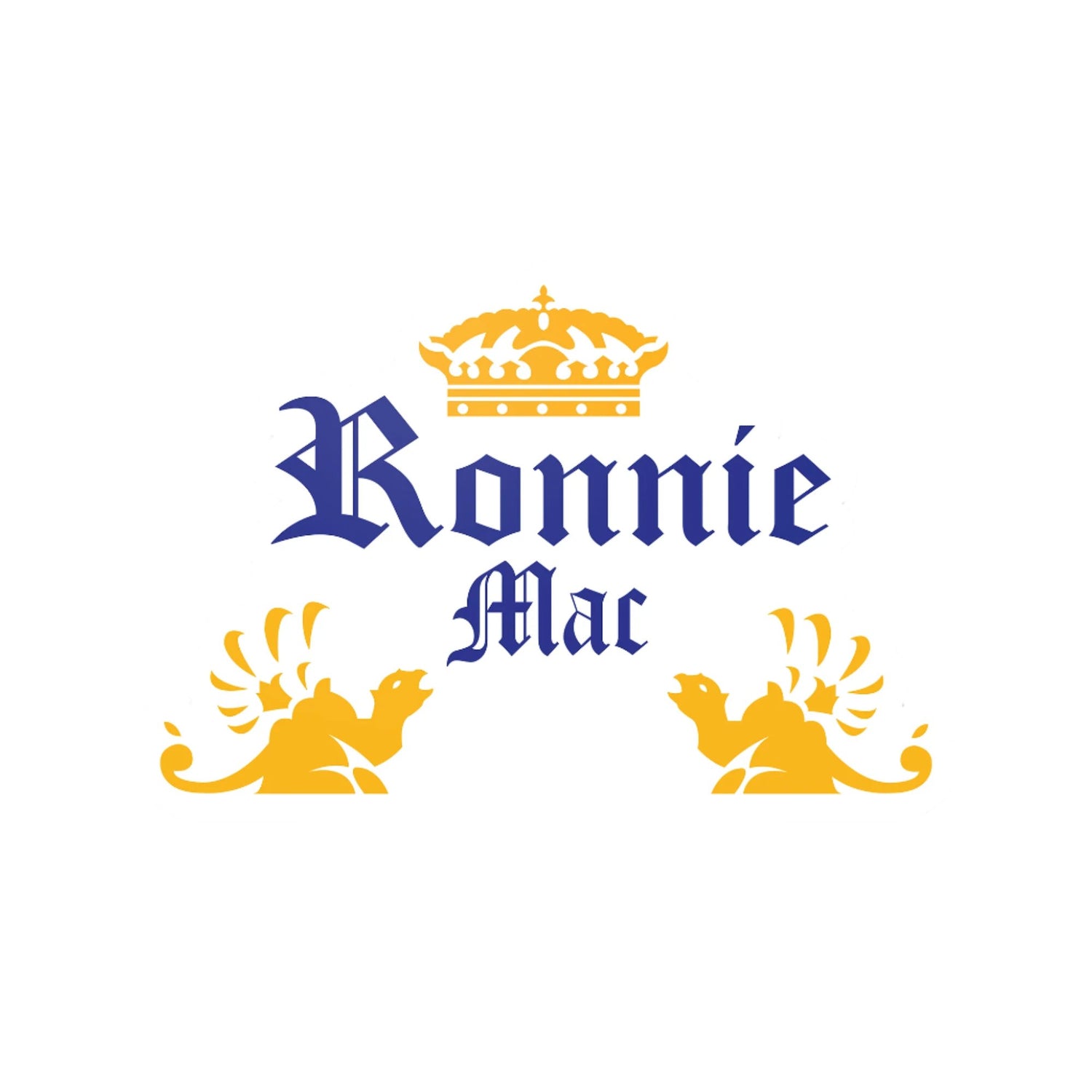 RonnieMac Crown Drink Sticker