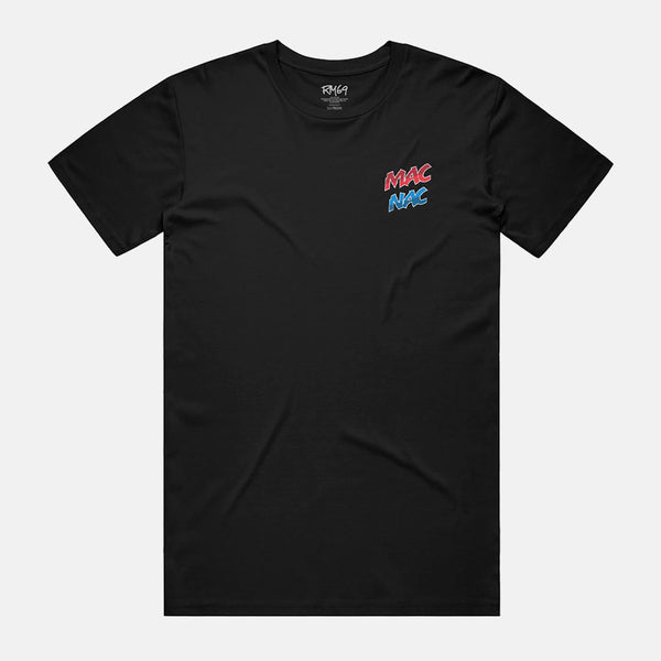 RonnieMac Mac Nak Black Dirt Bike Shirt - Front